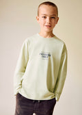 T-Shirt Members Vert Pastel - Garçon