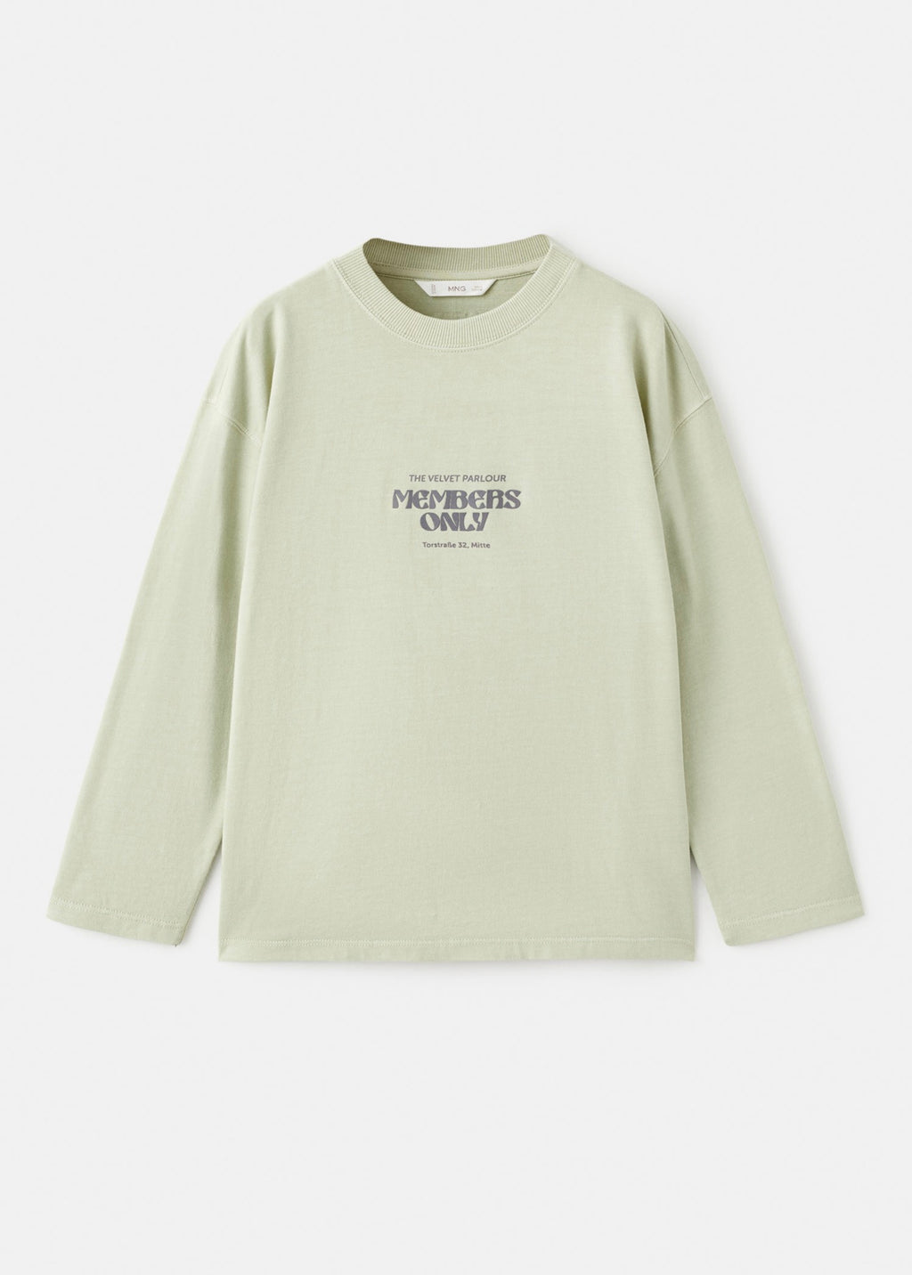 T-Shirt Members Vert Pastel - Garçon