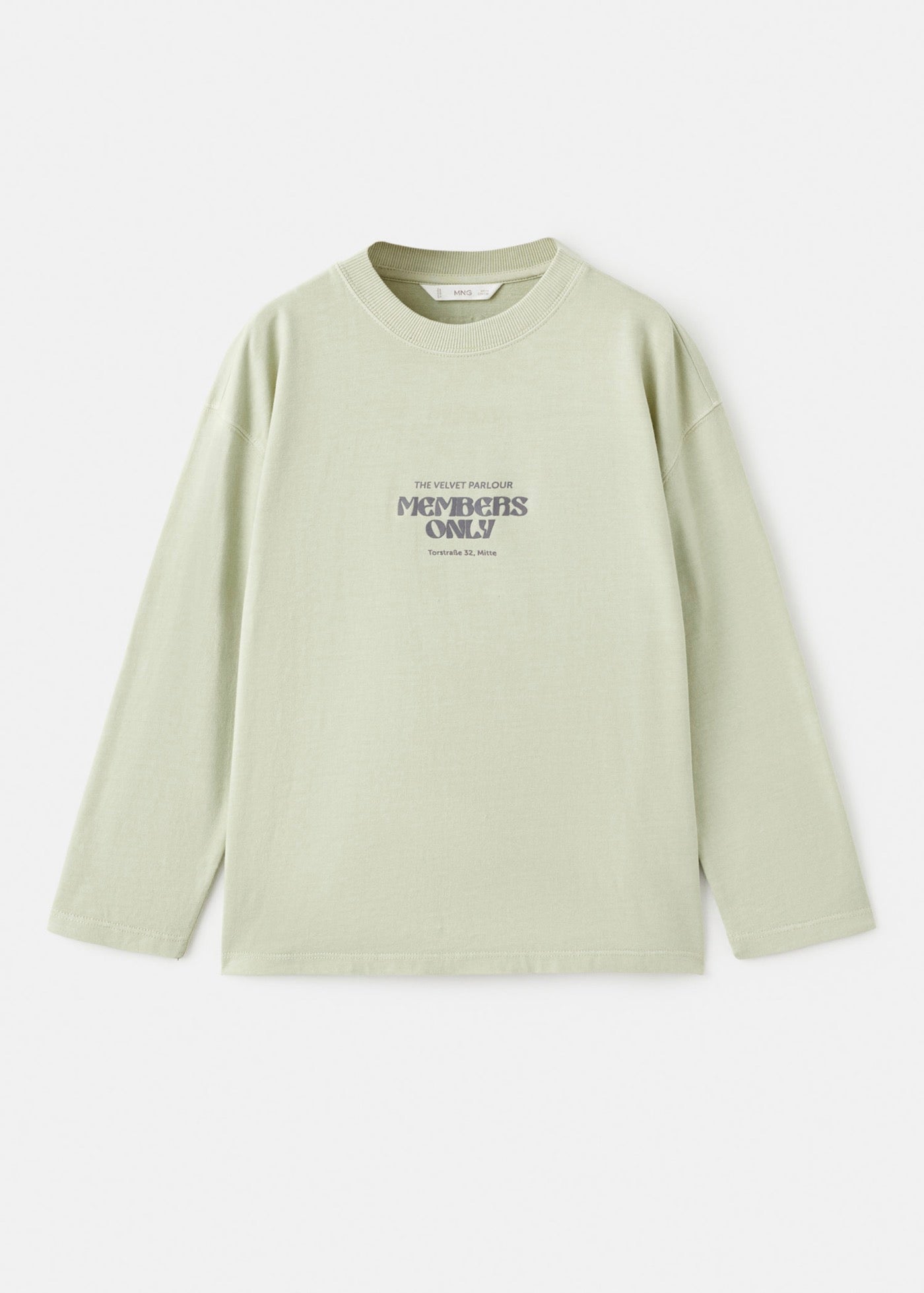 T-Shirt Members Vert Pastel - Garçon