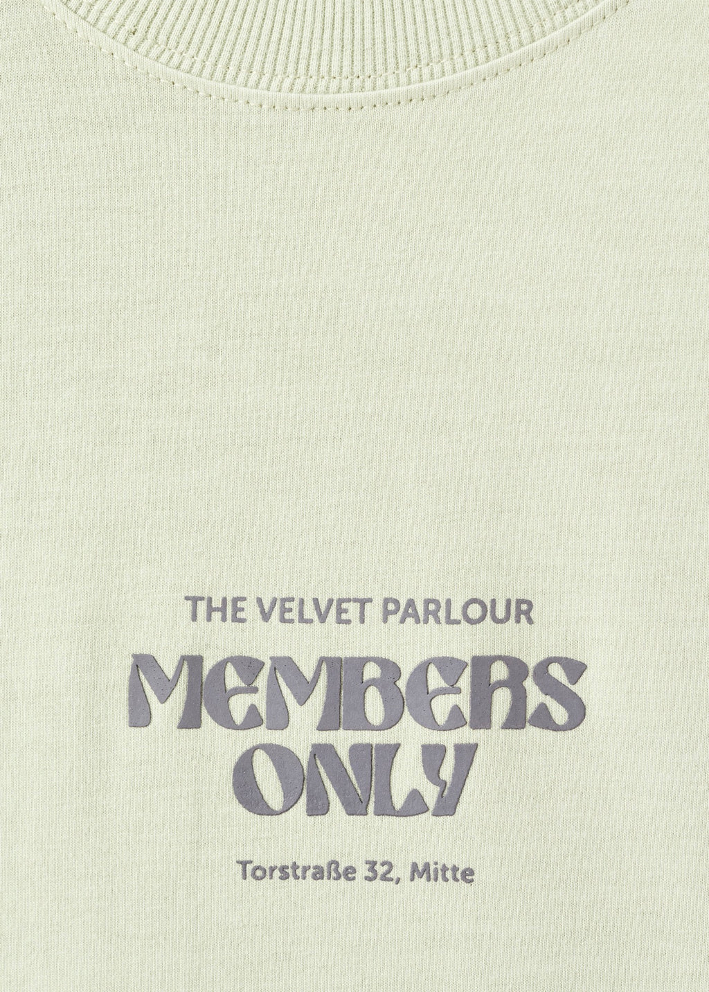 T-Shirt Members Vert Pastel - Garçon