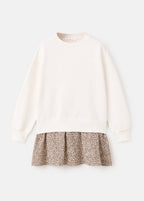 Robe Awesome Blanc Cassé - Fille