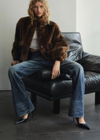 Jean Flare Taille Mi-Haute