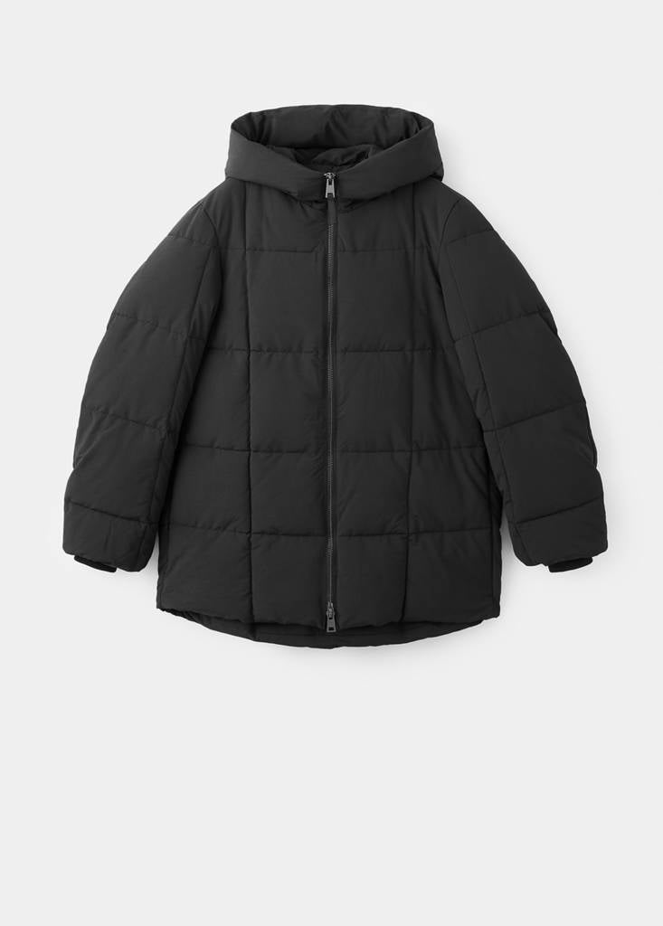 Anorak Matelassé À Capuche
