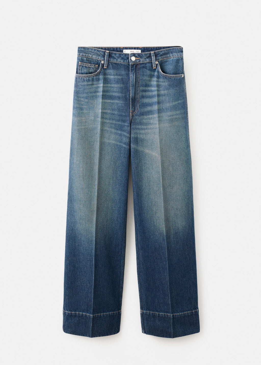 Jean Droit Revers Couture