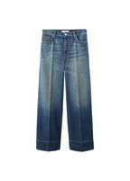 Jean Droit Revers Couture