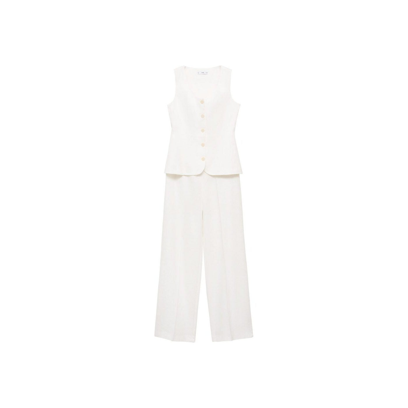 Combinaison En Lin Style Tailleur