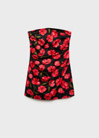 Robe Bustier Fleurs
