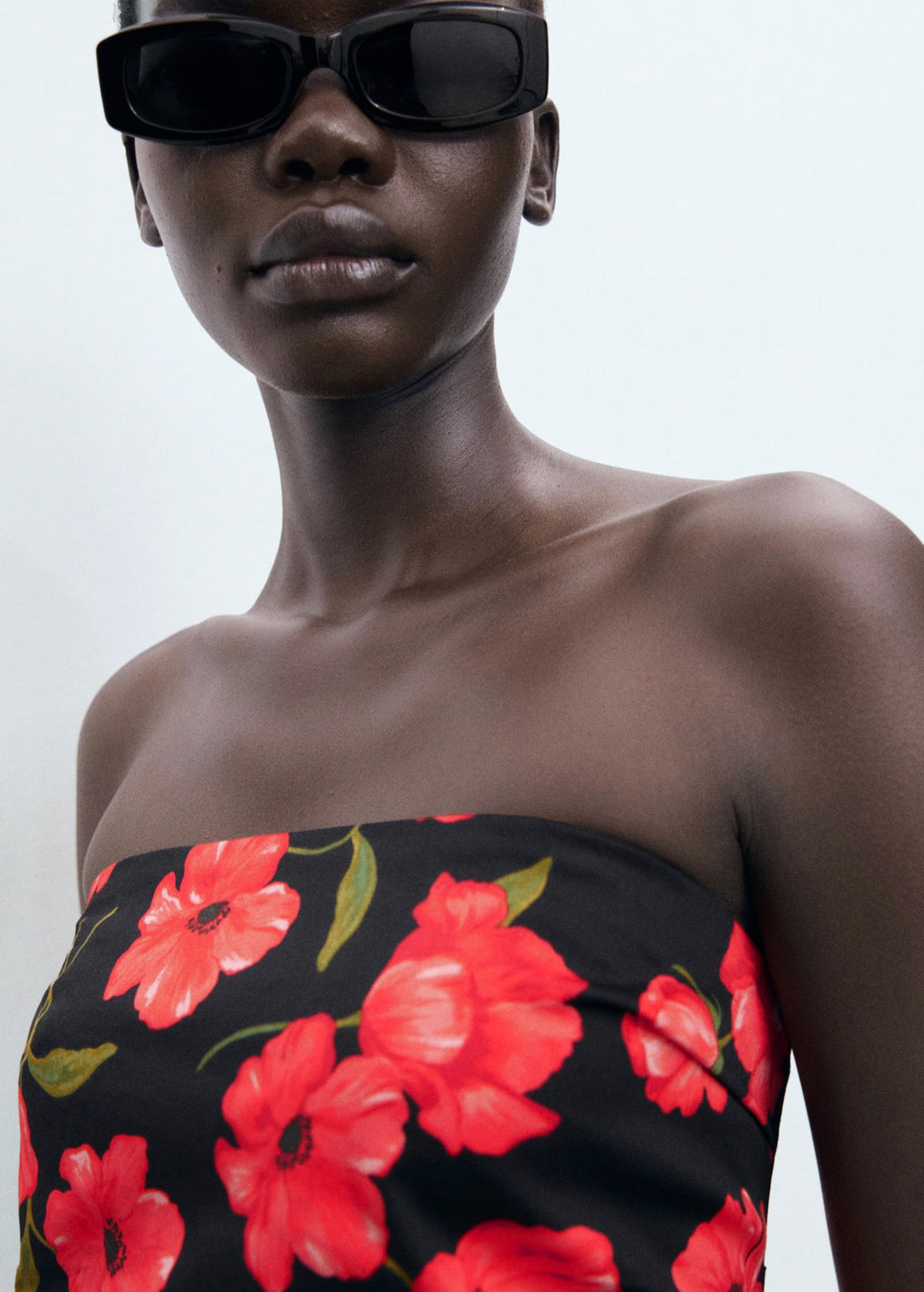 Robe Bustier Fleurs
