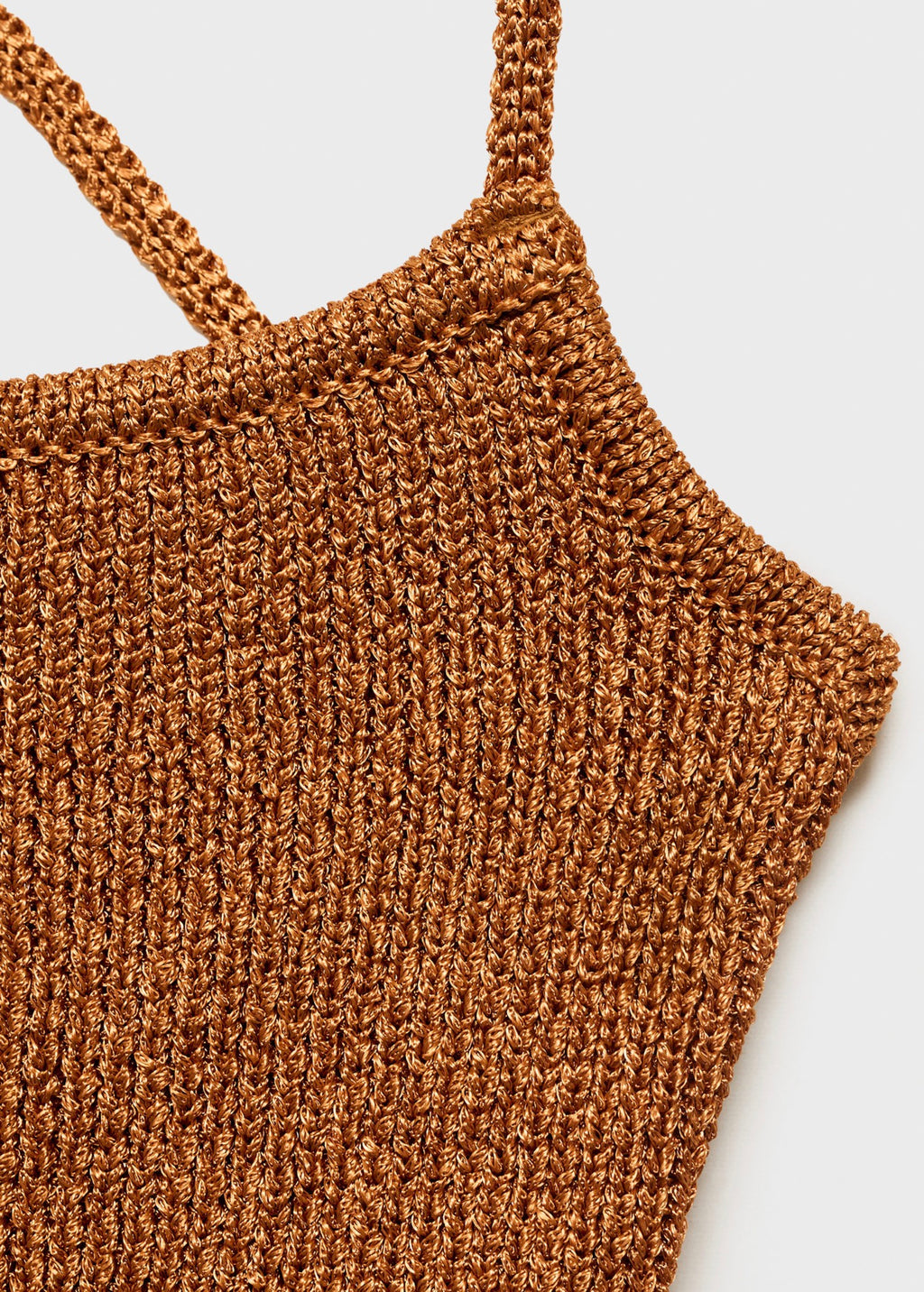 Top Maille Lurex Dos Croisé