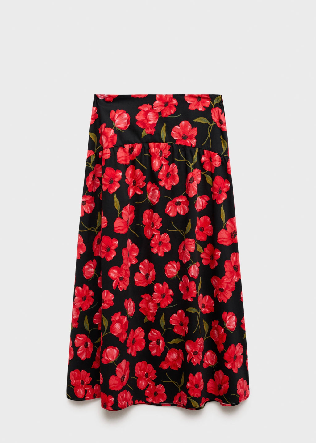 Jupe Évasée À Imprimé À Fleurs