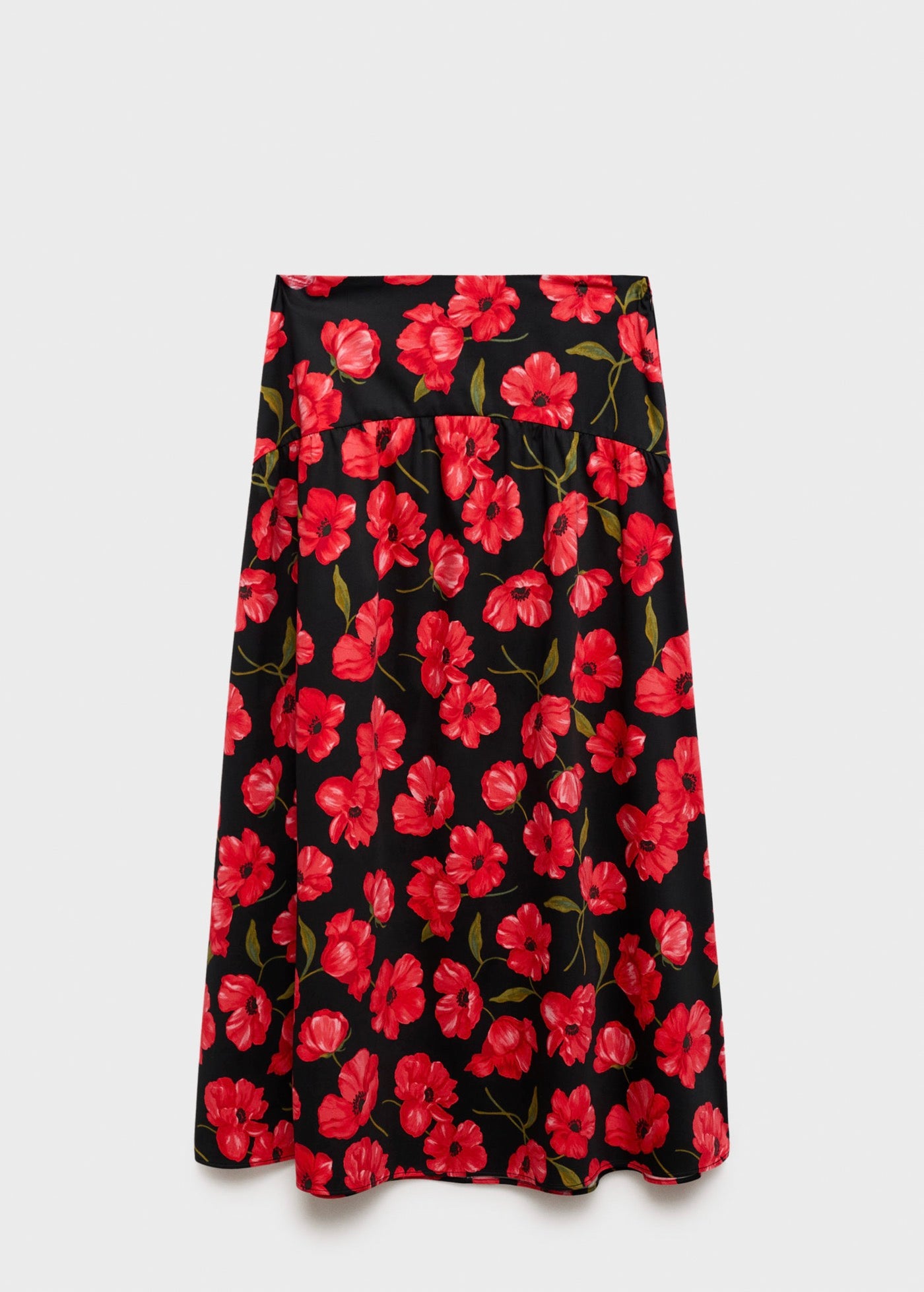 Jupe Évasée À Imprimé À Fleurs