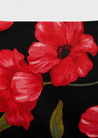 Jupe Évasée À Imprimé À Fleurs