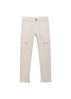 Pantalón Cargo Gris Glaciar - Niño