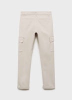 Pantalón Cargo Gris Glaciar - Niño