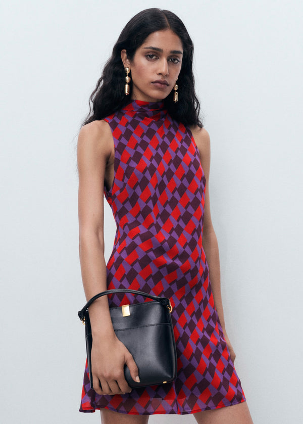 Printed Dress Detail