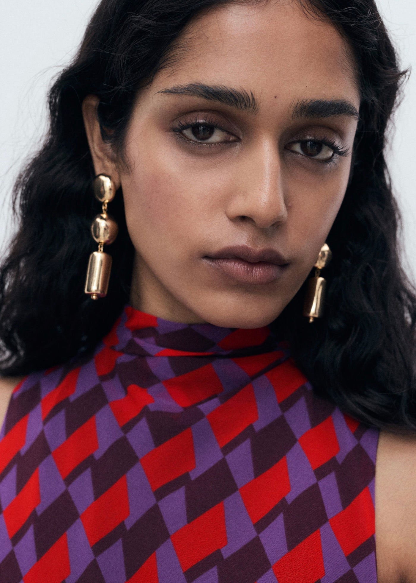 Printed Dress Detail