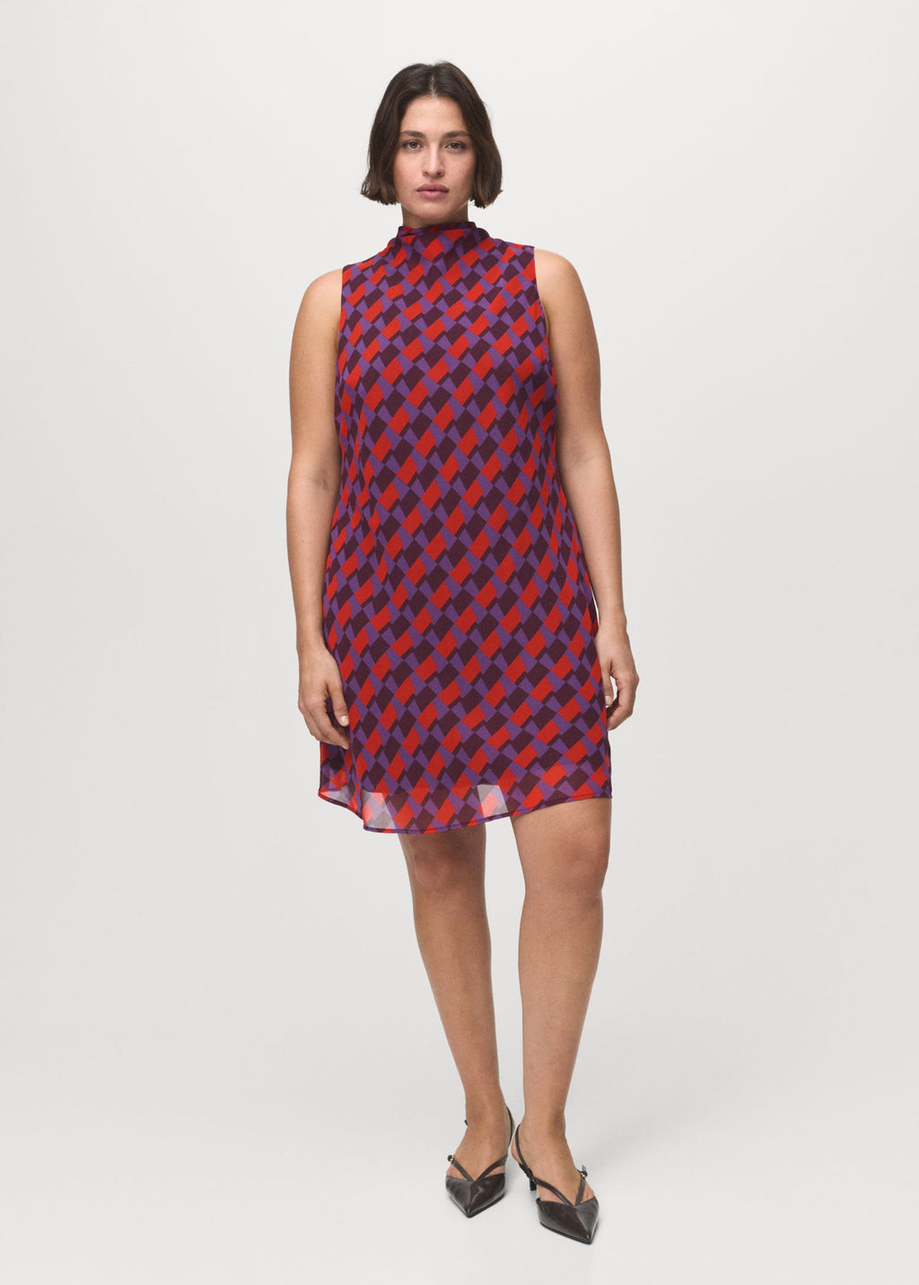 Printed Dress Detail