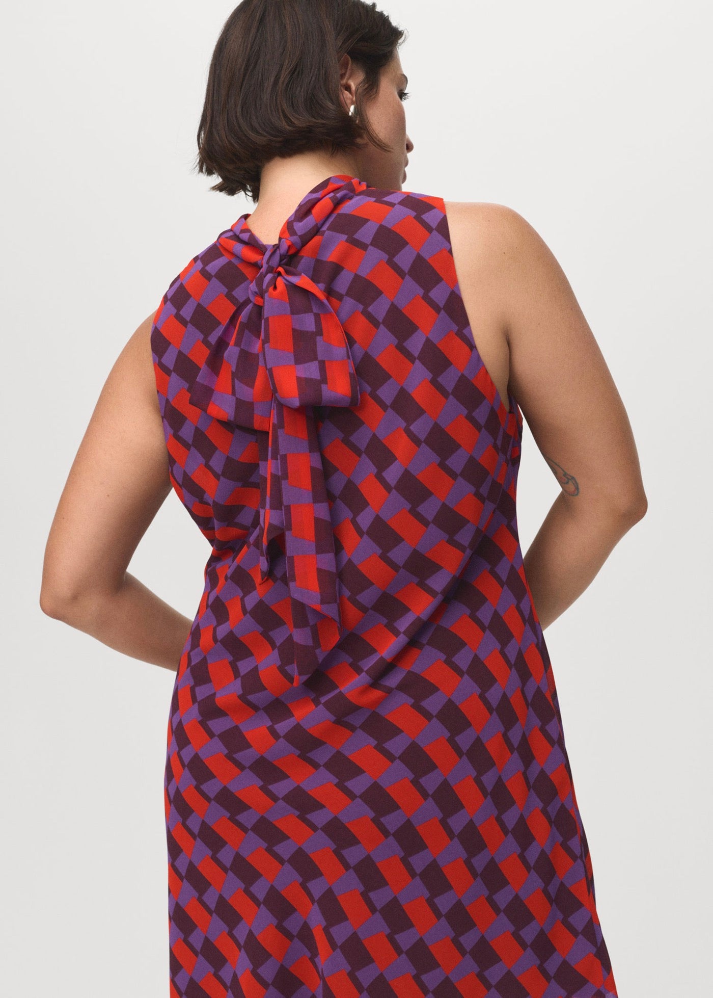 Printed Dress Detail