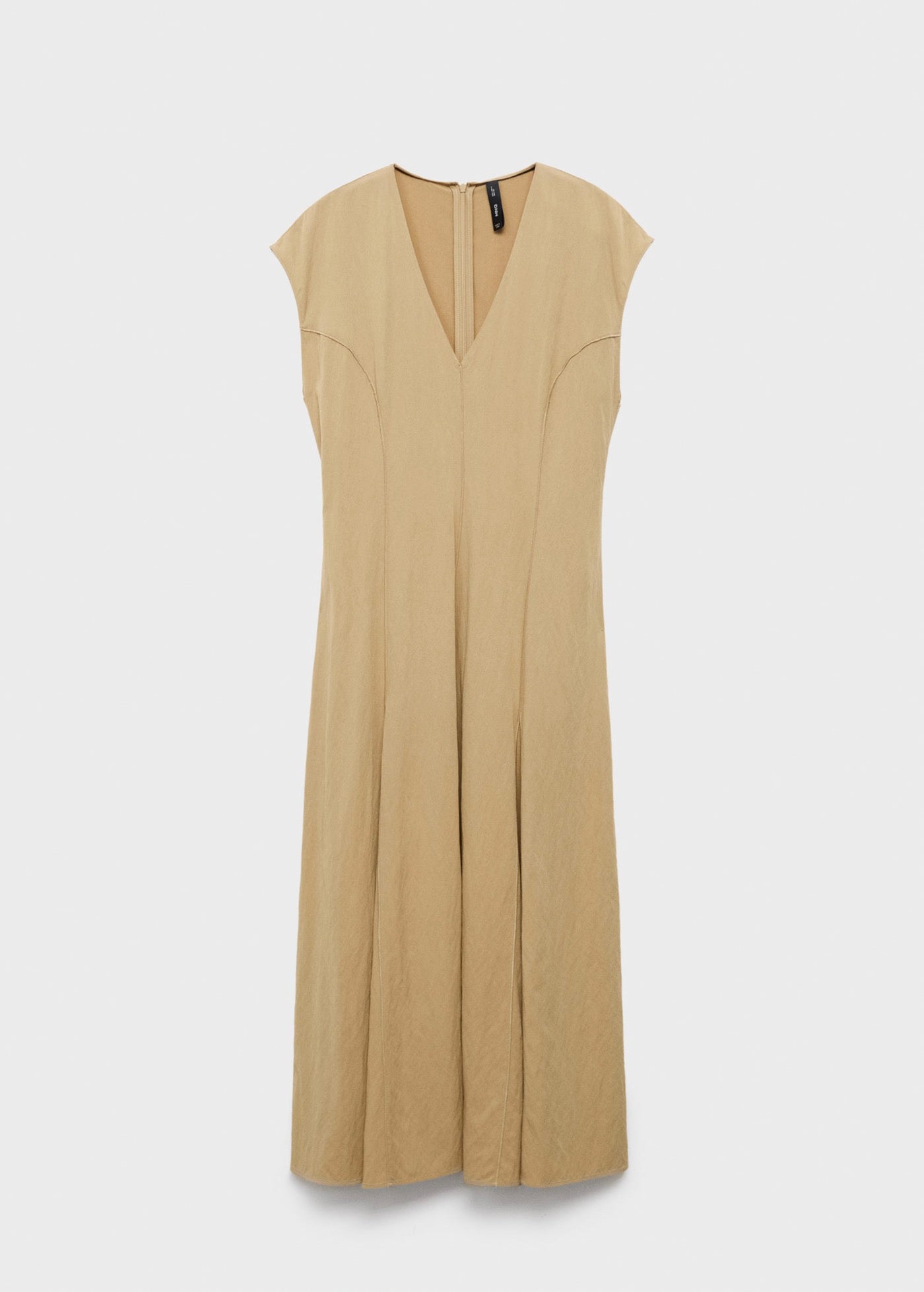 Robe Col V Avec Coutures