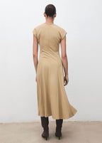 Robe Col V Avec Coutures