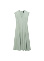 Robe Col V Avec Coutures