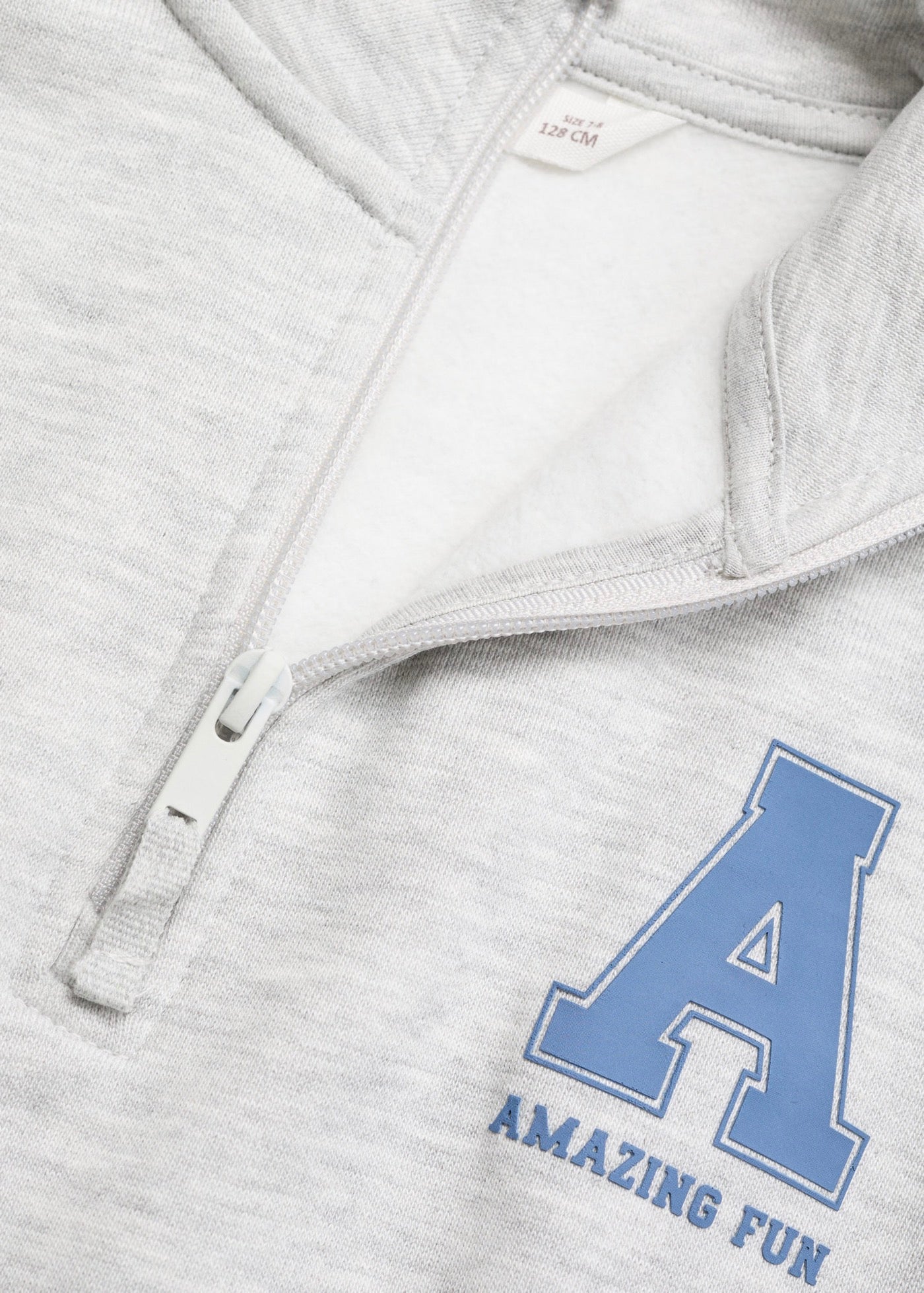 Sudadera Amazing Gris Claro Jaspeado - Niña