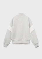 Sudadera Amazing Gris Claro Jaspeado - Niña