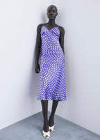 Robe Satinée Pois