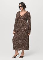 Robe Imprimée Col En V