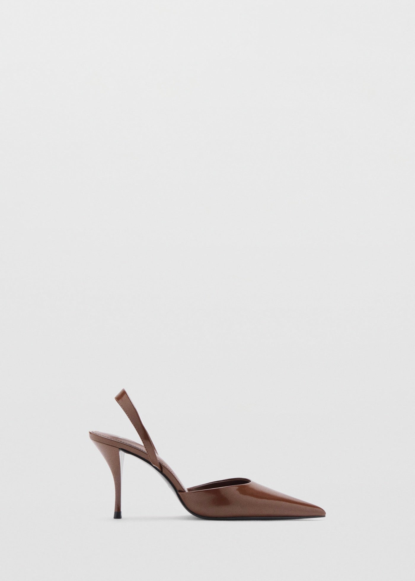 Chaussures À Talons Vernies Bout Pointu