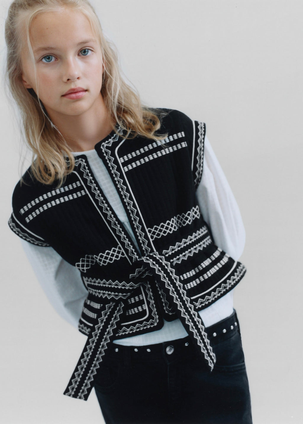 Gilet Jasmine Noir - Fille