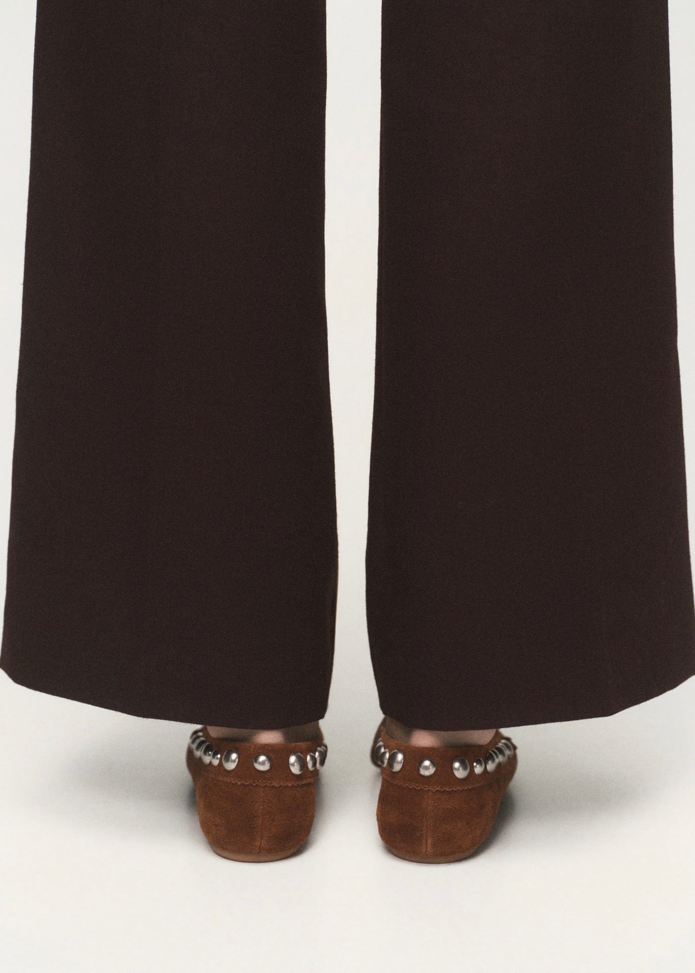 Mocassins En Daim À Clous