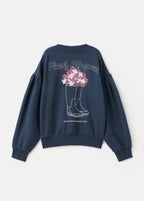 Sudadera Boot Azul Marino - Niña