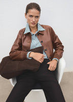 Gestreifte Oversize-Bluse