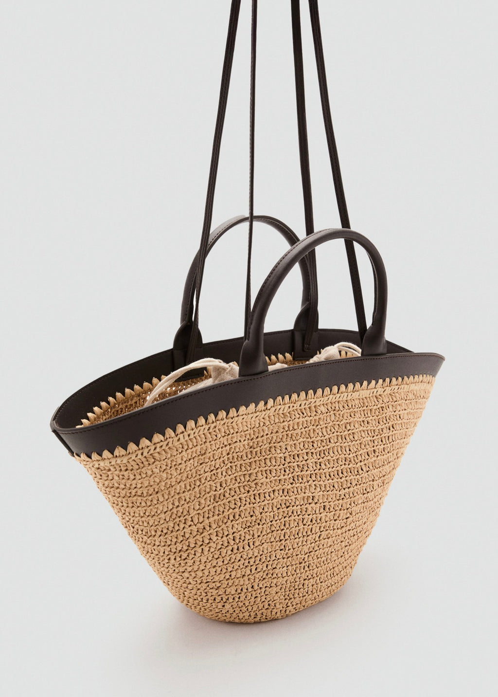 Grand Sac Double Anse Fibre Naturelle
