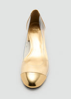 Chaussures À Talons Combinés En Vinyle