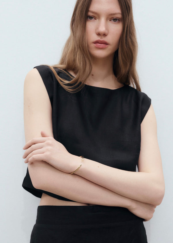 Top Crop Linen