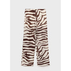 Zebra Print Fluid Trousers