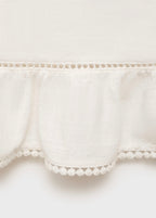 Haut Brodé En Dentelle Rapportée