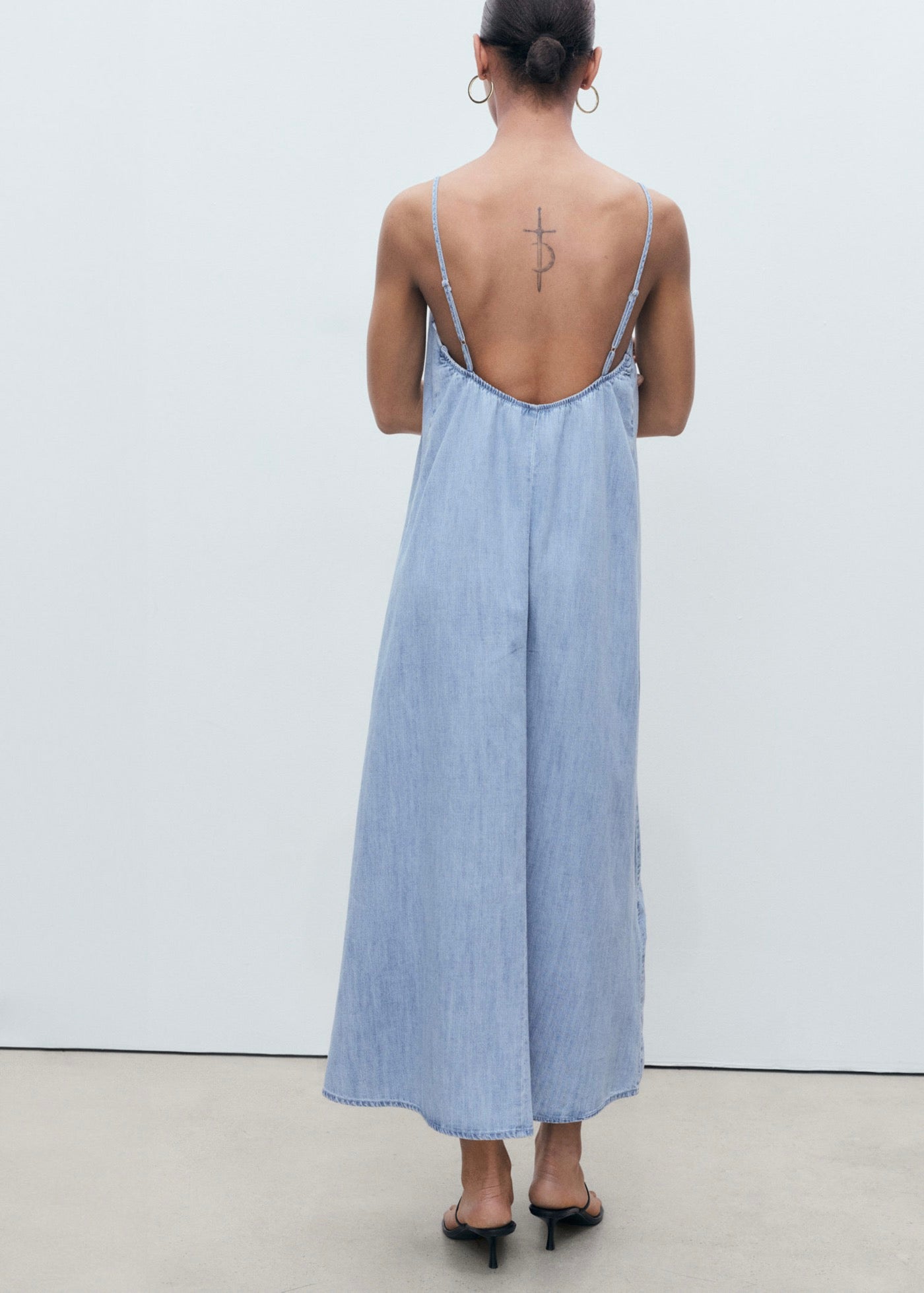 Robe En Jean Bretelles