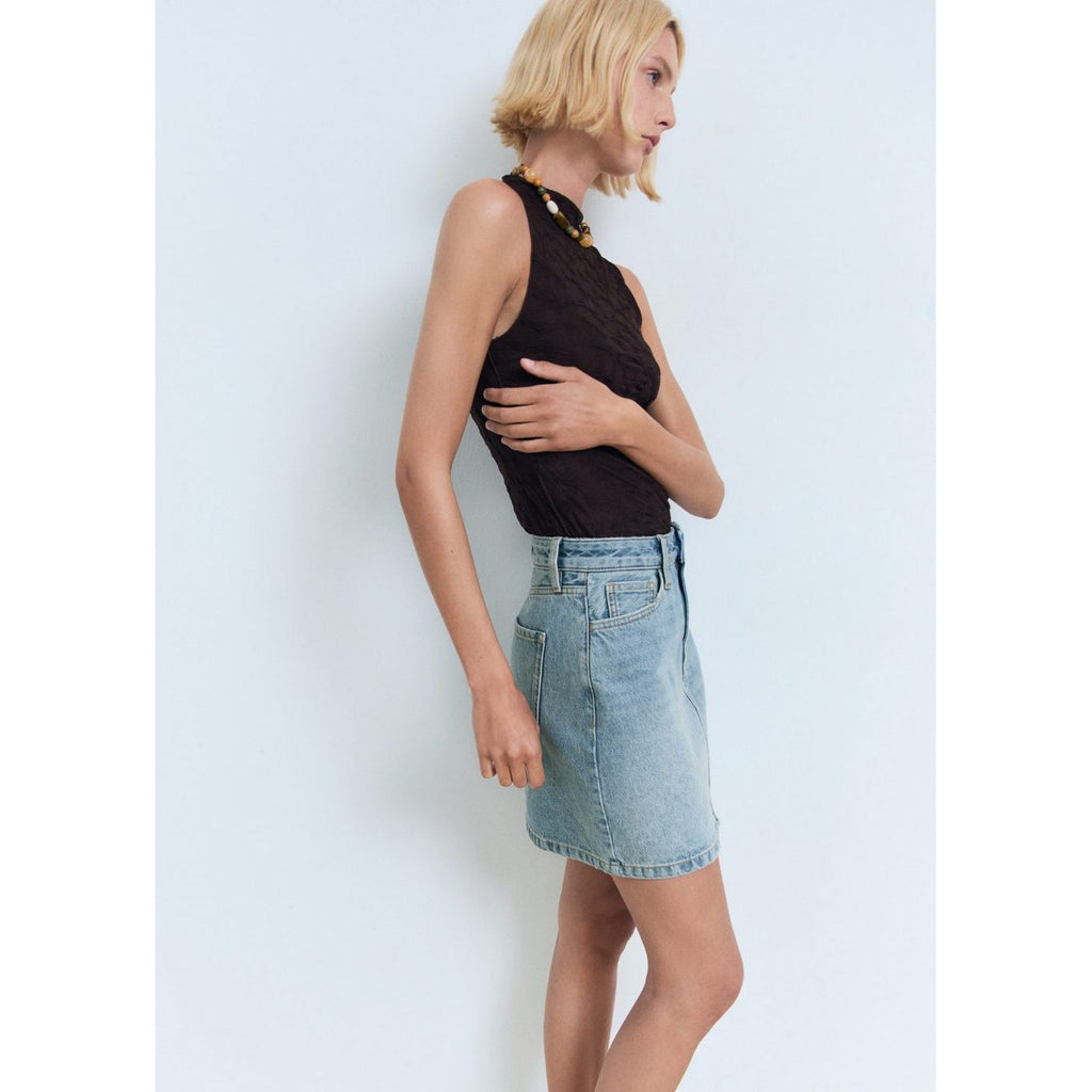 Jupe Courte Denim