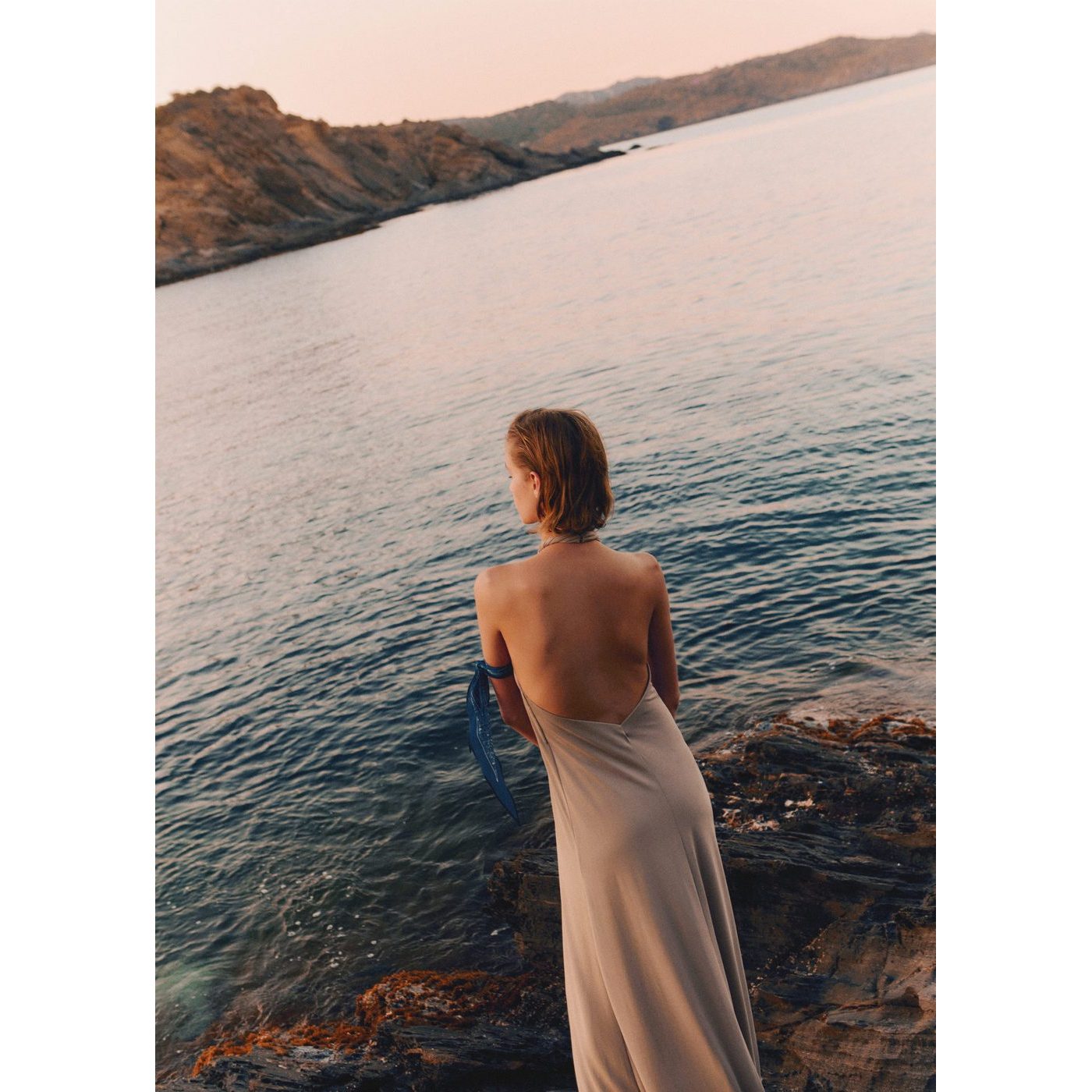 Robe Gong - Gris Clair/Pastel