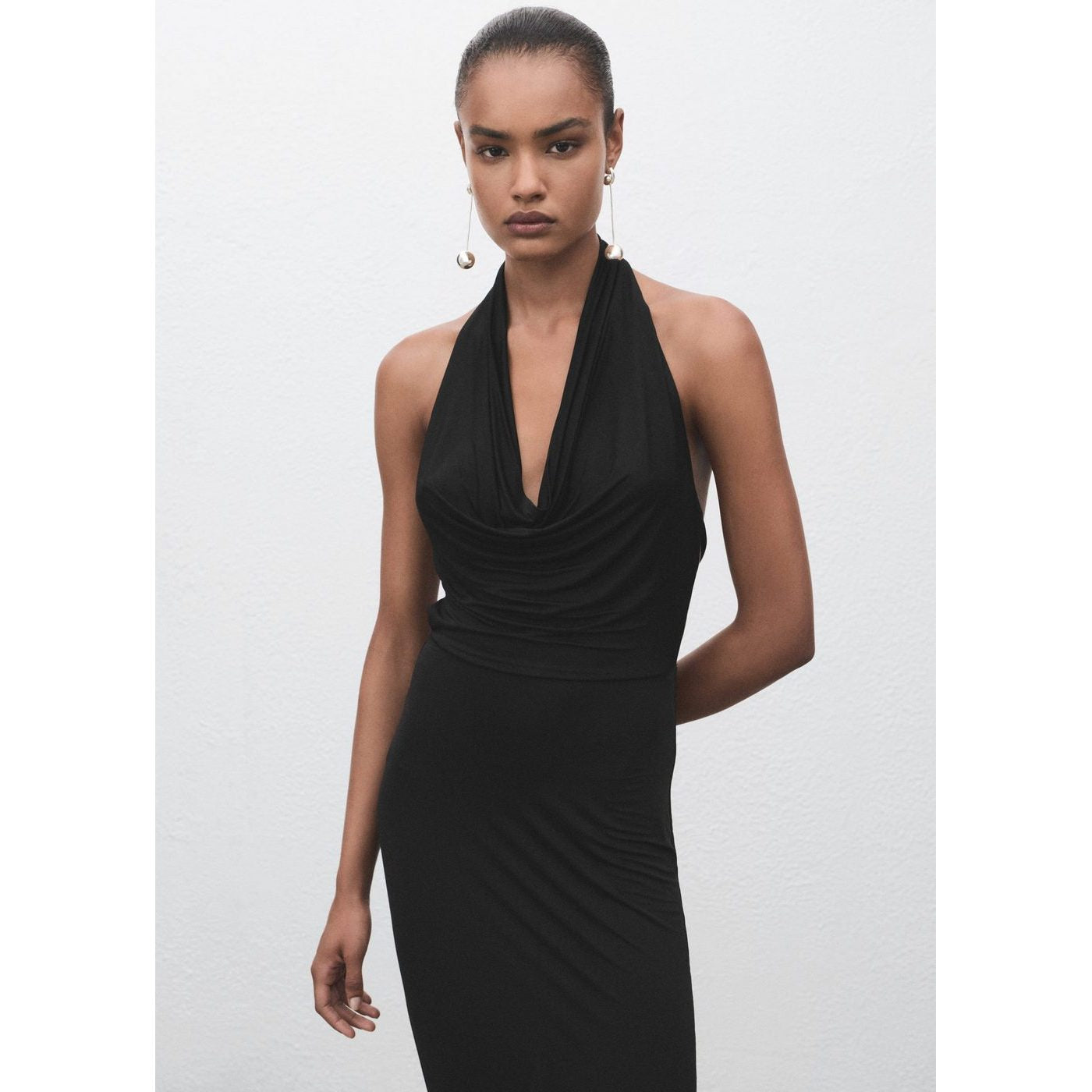 Vestido largo - Negro