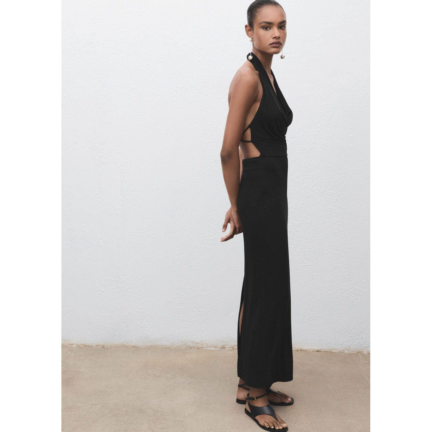 Vestido largo - Negro