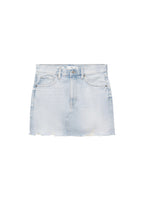 Jupe Denim Bas Effiloché