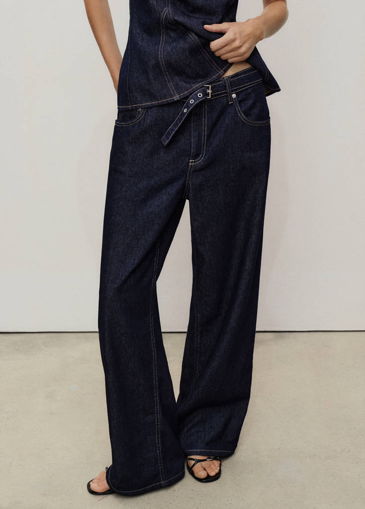 Jean Droit Ceinture