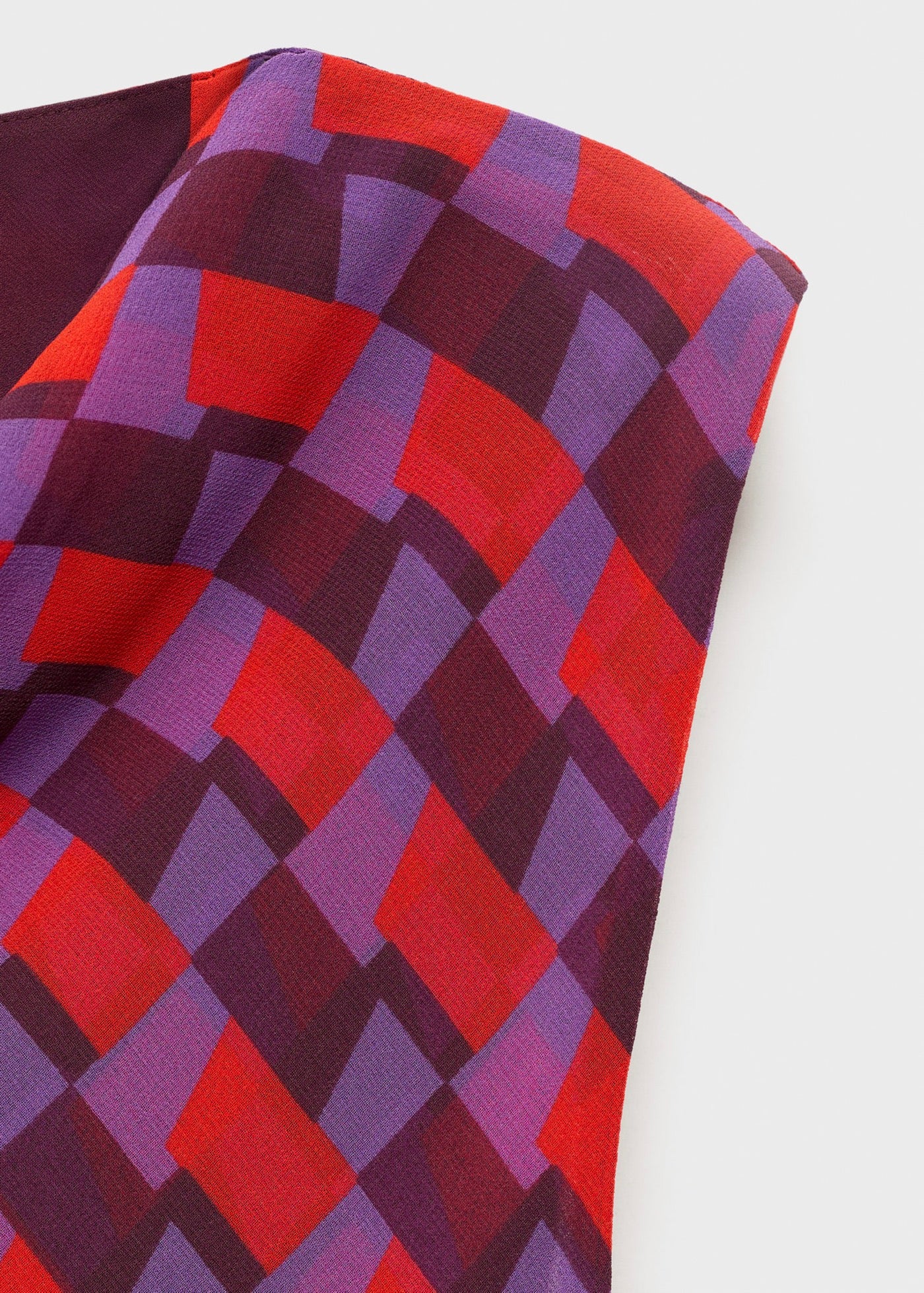 Blouse Imprimée Col Bénitier