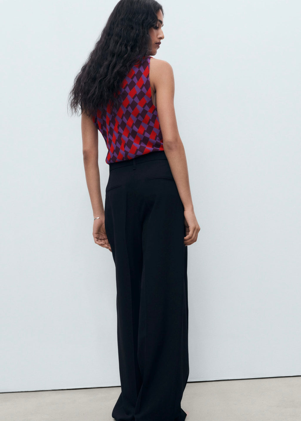 Blouse Imprimée Col Bénitier