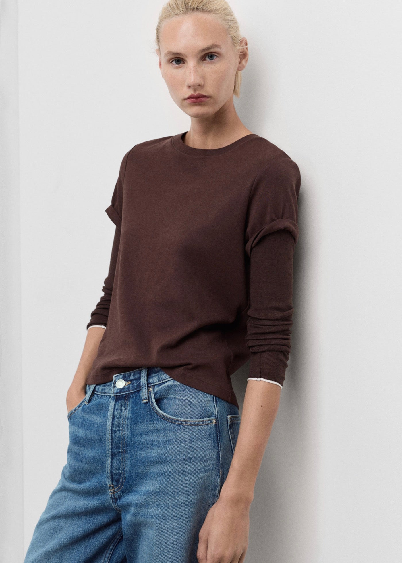 Jean Large À Revers
