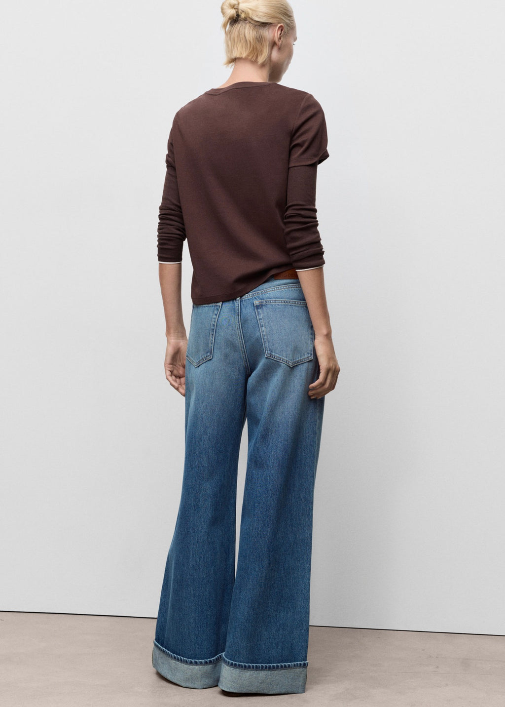 Jean Large À Revers